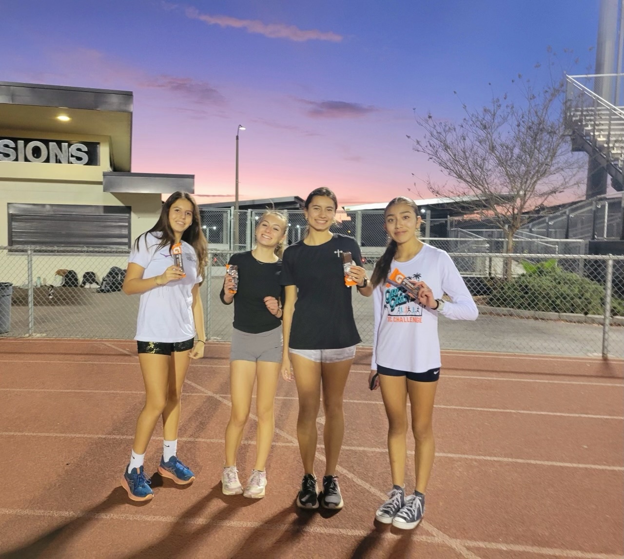 Youth supported by Teen Health at sunset