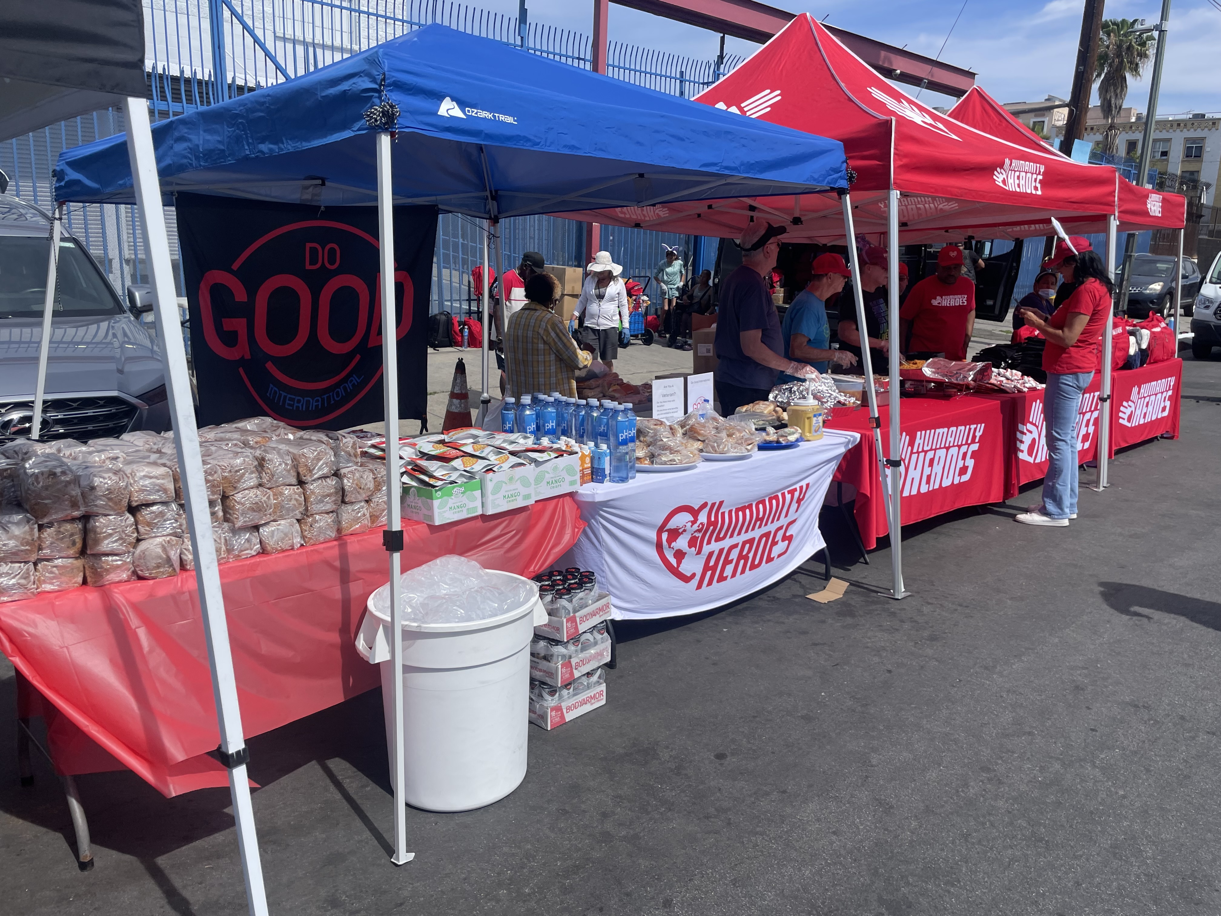 Humanity Heroes booth